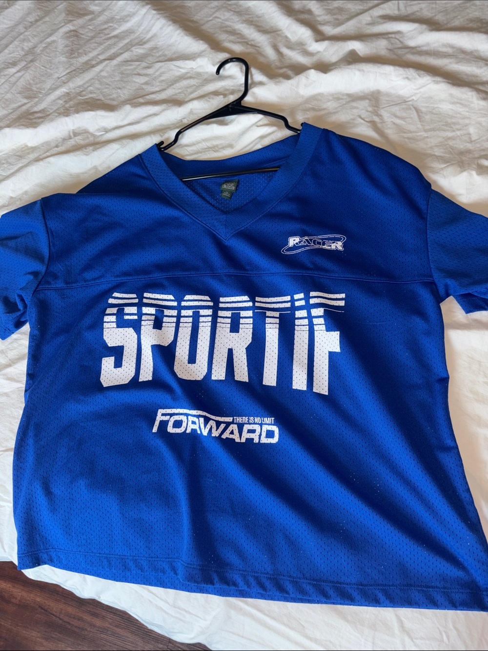Blue Graphic Athletic Jersey